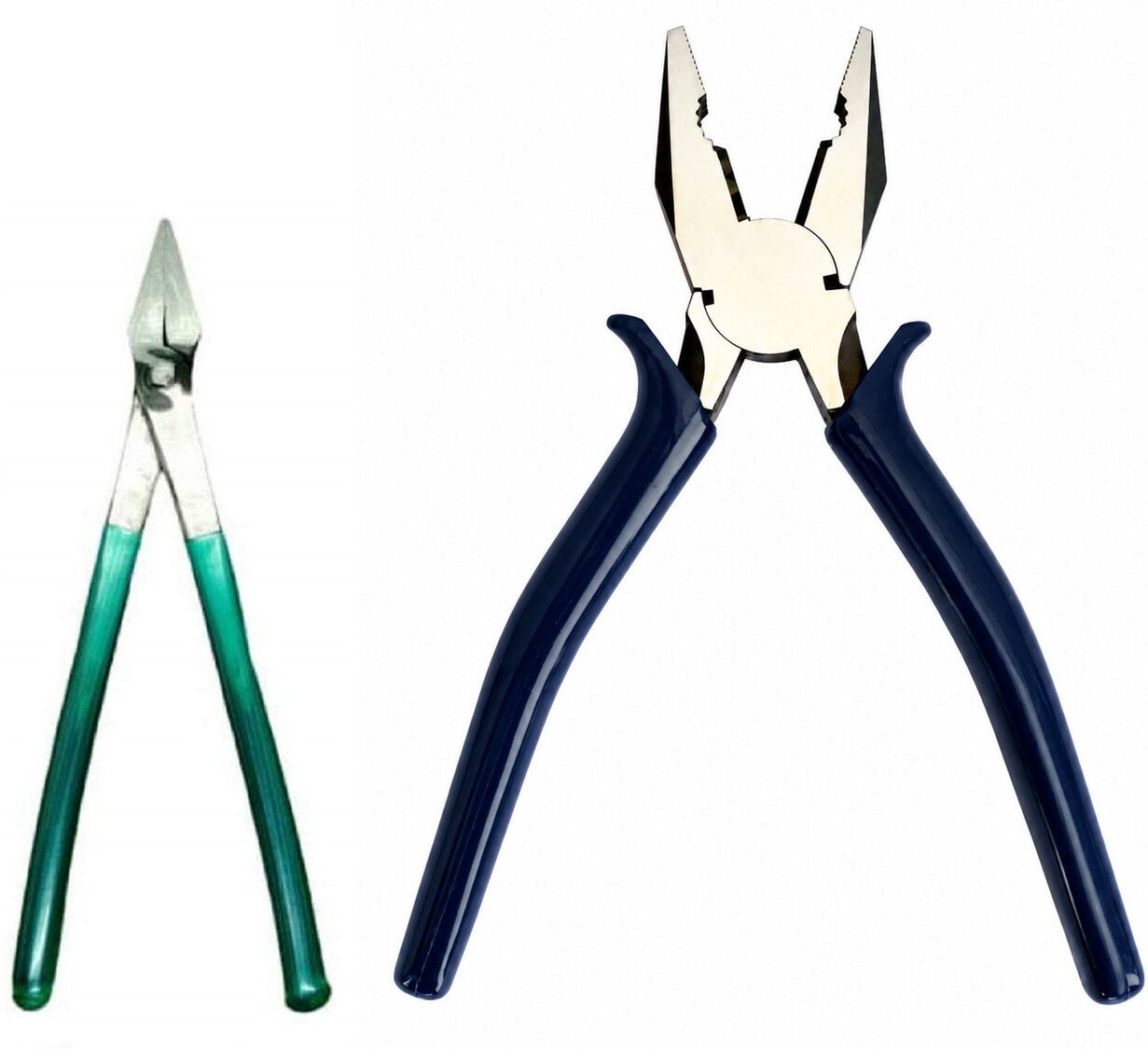 kunfaya 6'' Sansi Flat Plier + 8'' Blue Combination Plier Hand Tool Kit-picture-44