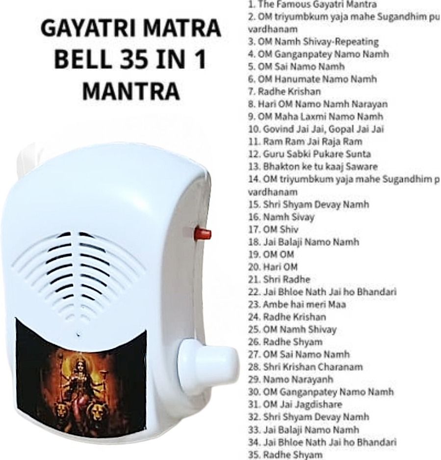 Spiritual Mantra Bell 36-in-1 | Meditation Sound Box Prayer Kit