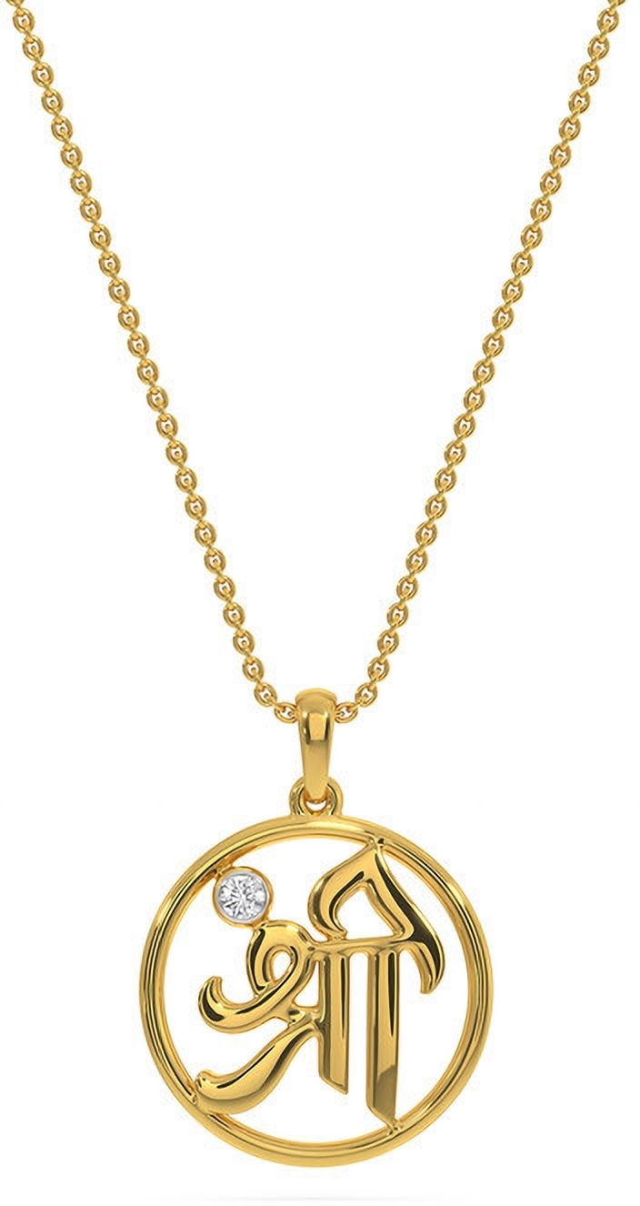 KISNA KISNA 18K Yellow Gold and Diamond Shree Rakhi Bracelet|Pendant Yellow Gold 18kt Bracelet-picture-14