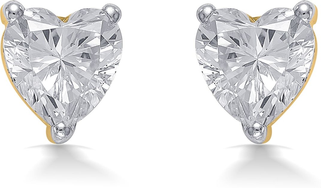 P. N. Gadgil Jewellers Beloved Heart Yellow Gold Stud Earring For Women Yellow Gold 22kt Stud Earring-picture-24