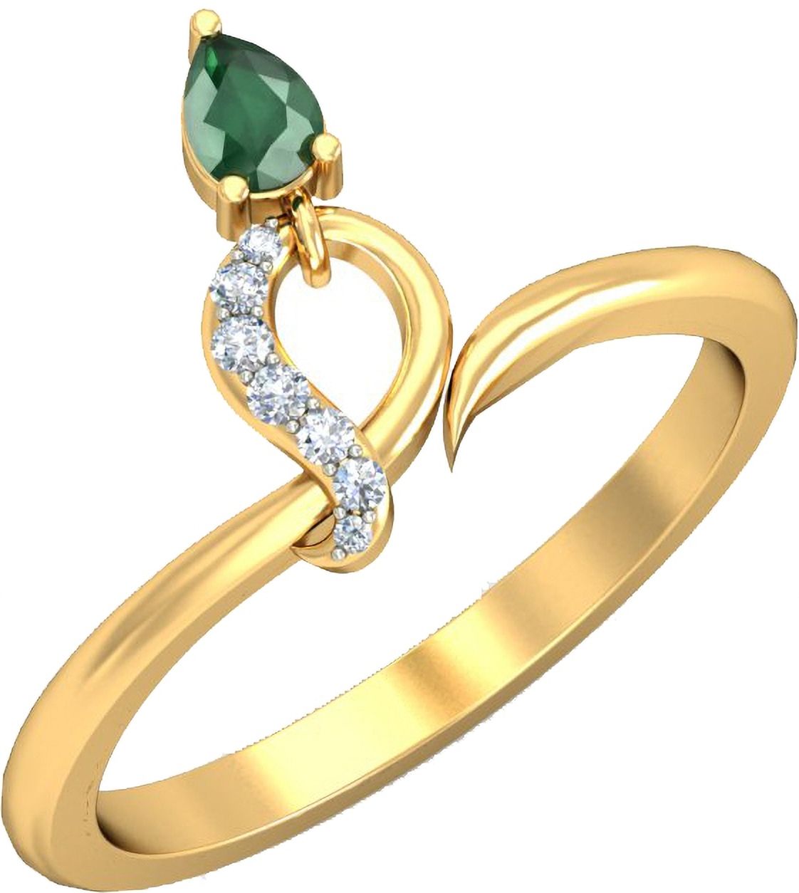 avsar AVR694YB 14kt Cubic Zirconia Yellow Gold ring-picture-36