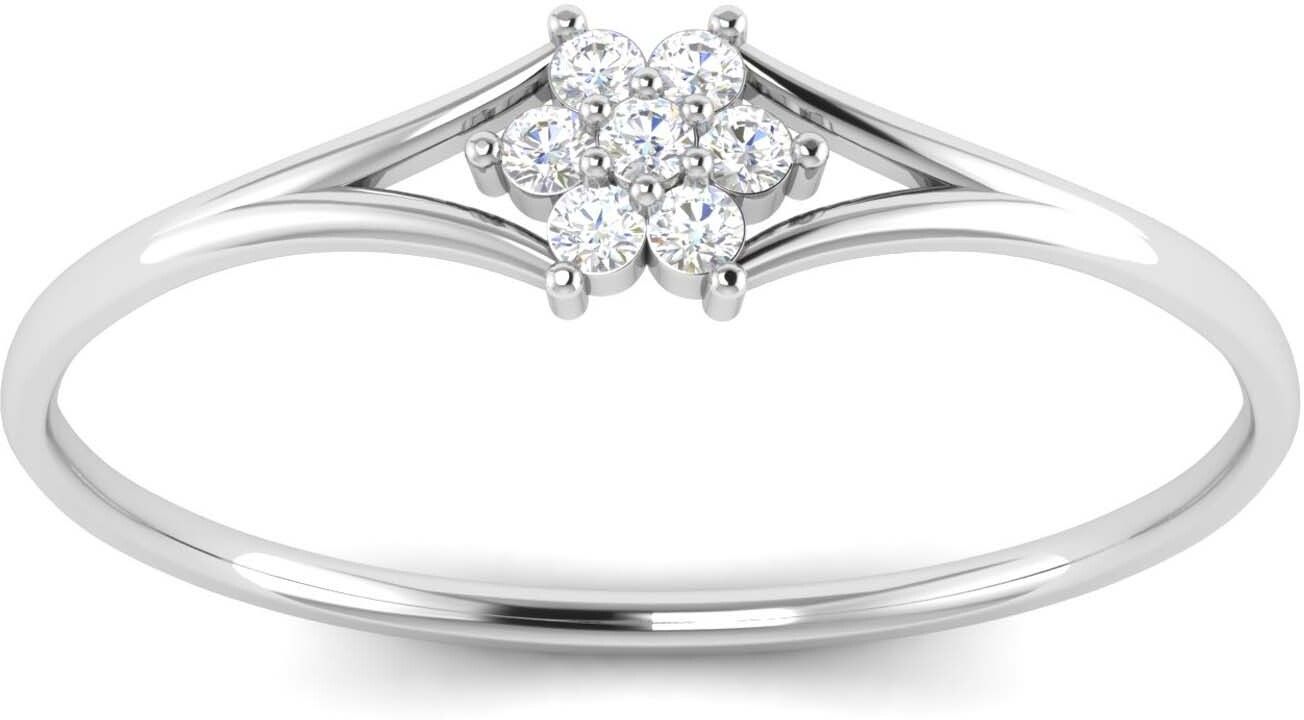 avsar avr083wc 9kt cubic zirconia white gold ring