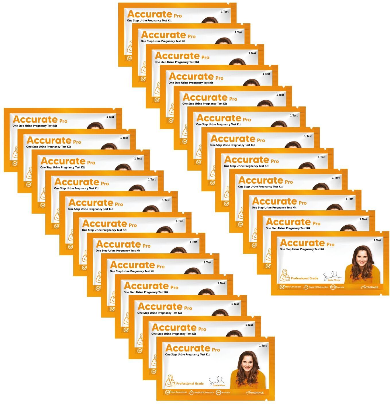 One Step Urine HCG Pregnancy Test Kit (Pack of 24 Strips) Pregnancy Test Kit