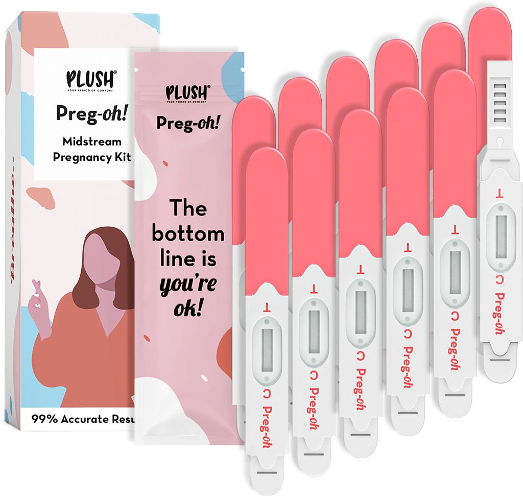 Preg Oh! Basic Pregnancy kits 3 Pcs each x Pack of 4 Pregnancy Test Kit
