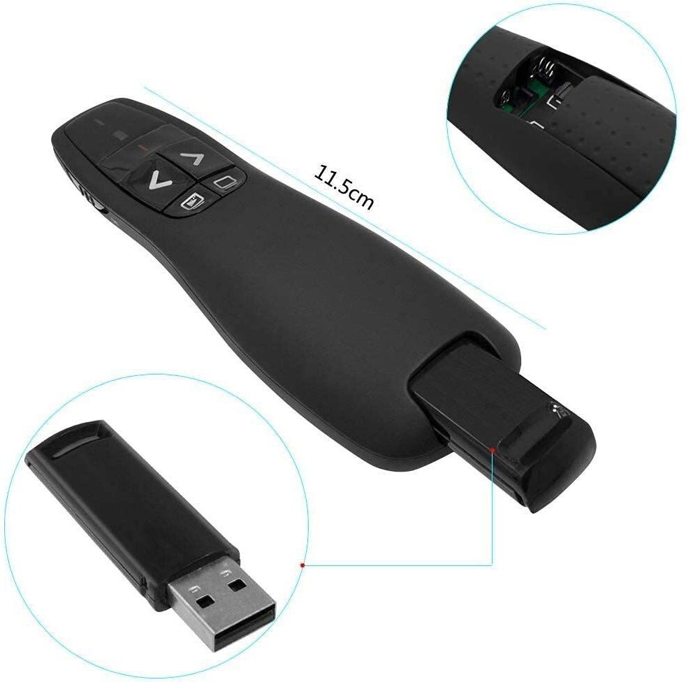Jihaan Laser Pointer Laser presenter with laser pointer(Black) Presenter-image-46