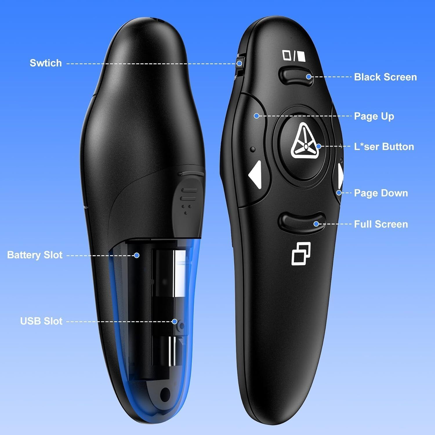 house of common pointer presenter 1 usb with type c clicker Presenter-image-9
