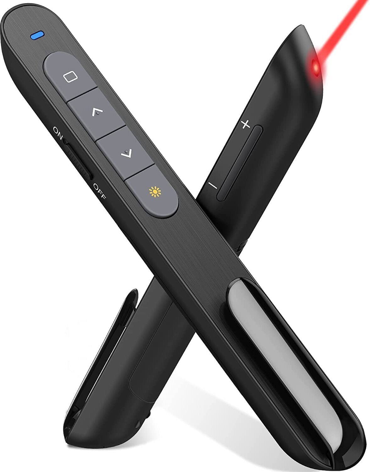 RTS Laser Pointer, Wireless Presenter for PPT, Slide Changer, USB Power Point Remote Laser Pointer Presenter-picture-16