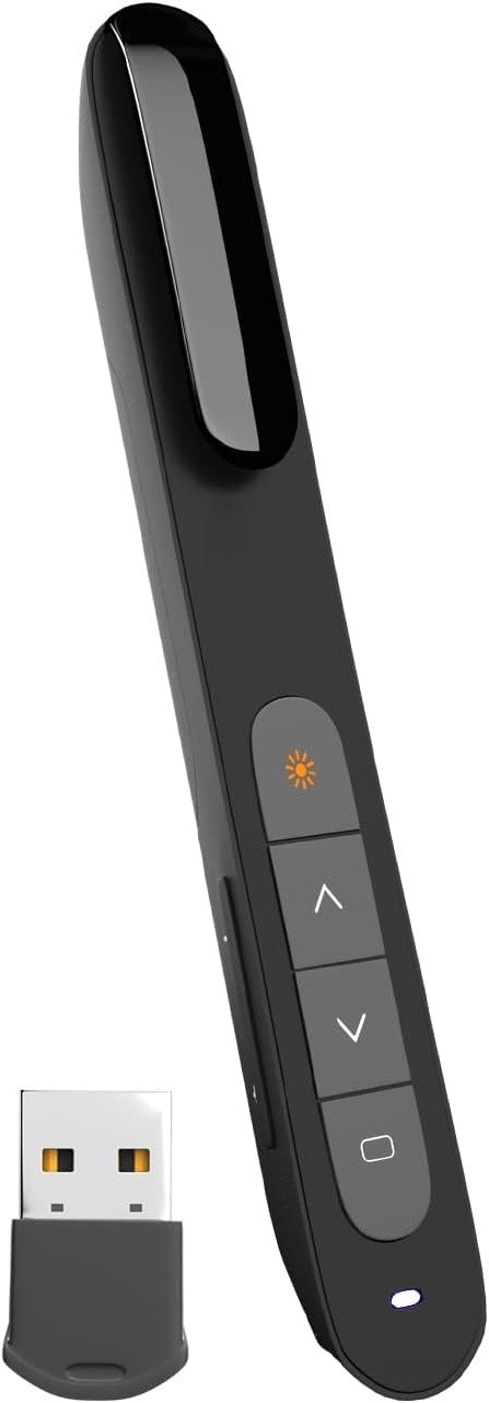 BTS Wireless Presenter Flip Pen, 2.4GHz Powerpoint Presentation Remote Clicker Presenter, Support Hyperlink Presenter image 1