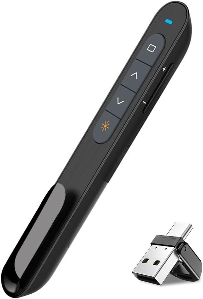 Jihaan Presentation Remote Slide Advancer for PowerPoint long rang ppt control Presenter-image-0