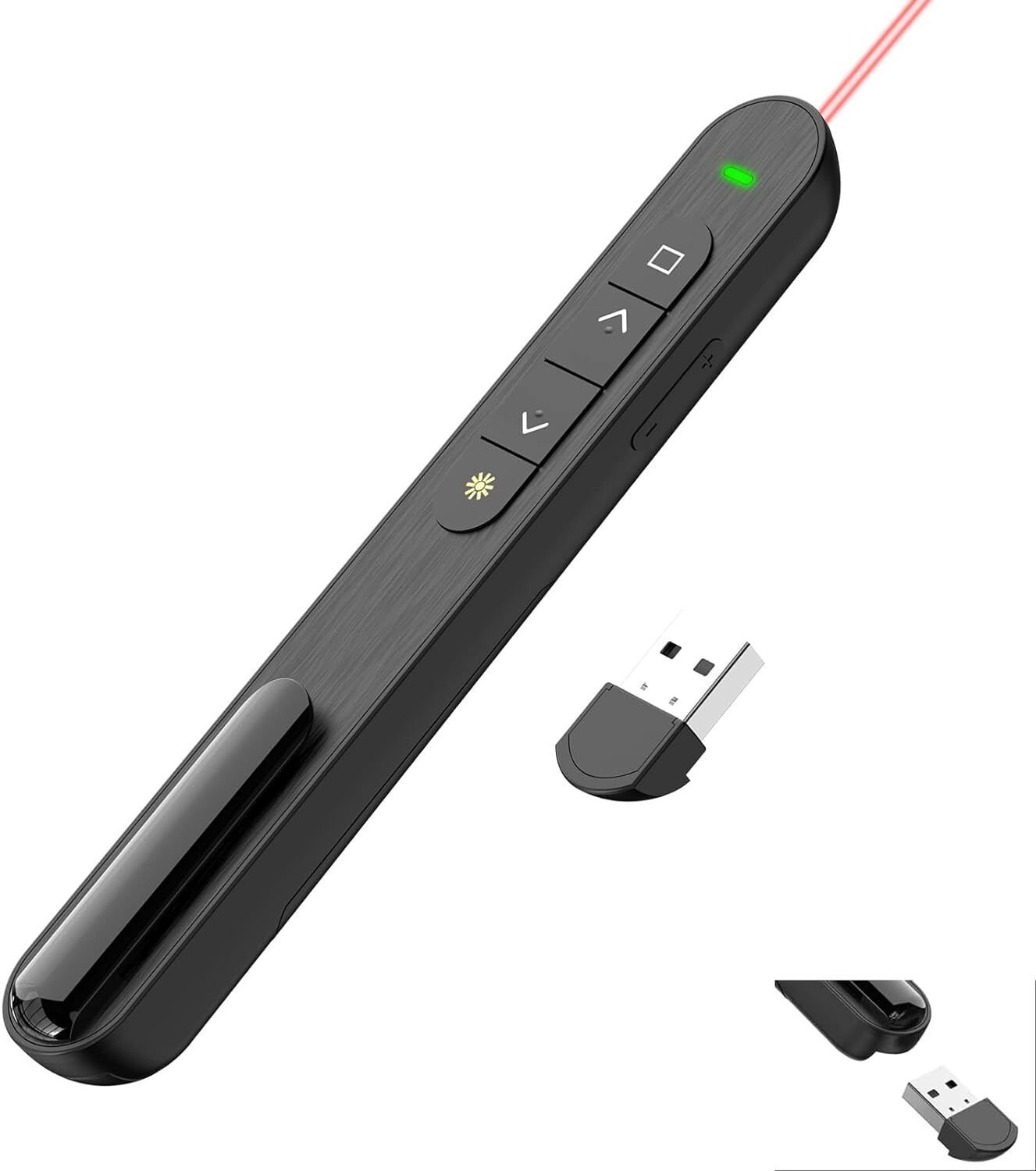 BTS Wireless Presenter, Hyperlink Volume Control Presenter RF 2.4GHz Pen Laser Presenter Presenter