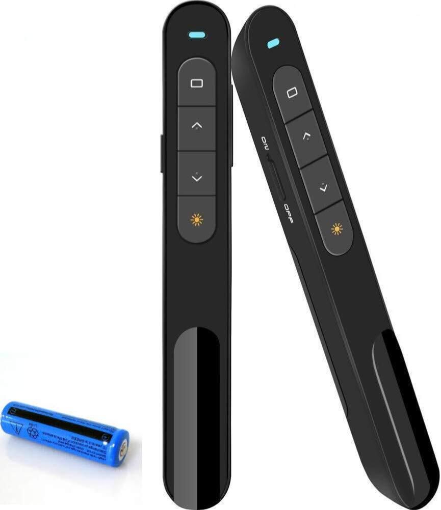 RTS Professional Wireless Presenter Slide Changer Remote Clicker for Presentation Laser Pointer Presenter-image-9