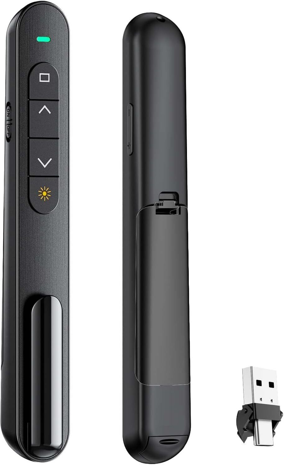 RTS Wireless Presenter Remote with Laser Pointer Wireless Presenter Type C & USB Receiver Presenter-picture-15