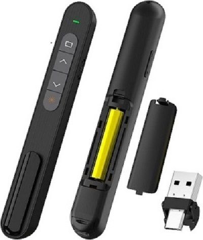 Jihaan slide changer laser pointer long rang ppt control Presenter-image-18