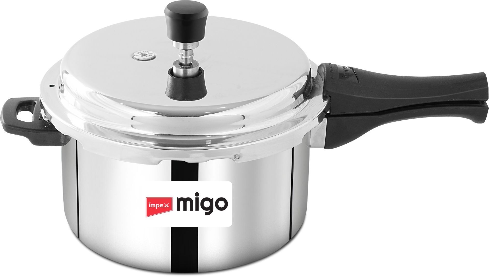impex Triply Stainless Steel Pressure Cooker 3 Litres With Outer Lid | ISI Certified | 3 L Induction Bottom Pressure Cooker-picture-29