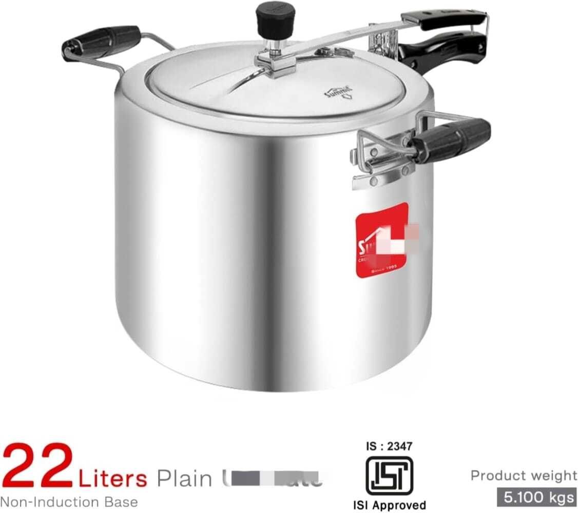 matking 22 Liters Ultimate Non-Induction Base Pressure Cooker 22 L Induction Bottom Pressure Cooker-picture-25