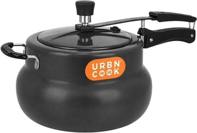 7.5 Litre Hard Anodised Aluminium Pressure Cooker Induction Base Inner Lid 7 L Pressure Cooker-image-9
