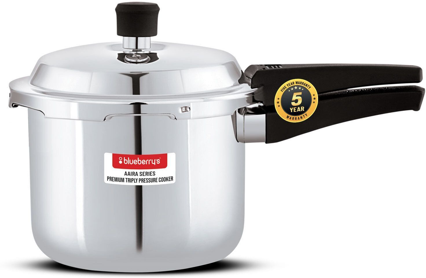 blueberry's Triply Stainless Steel Pressure Cooker, ISI Certified 3 L Induction Bottom Pressure Cooker-picture-37