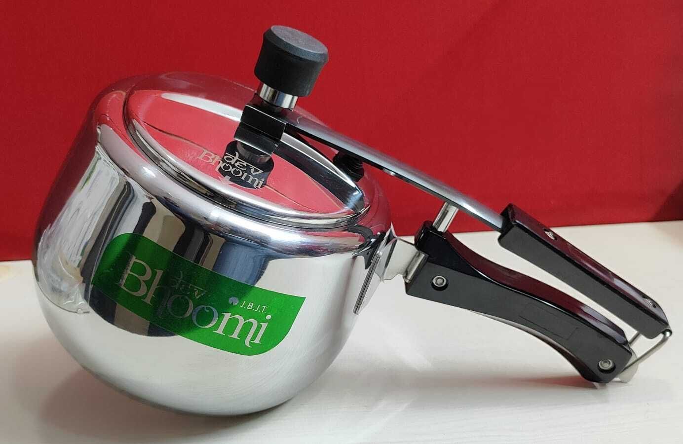 DEV BHOOMI TRIPLY STEEL PRESSURE COOKER 3L 3 L Pressure Cooker-image-21