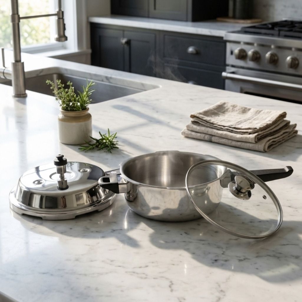 NRI 4 L Induction Bottom Pressure Cooker & Pressure Pan-image-5