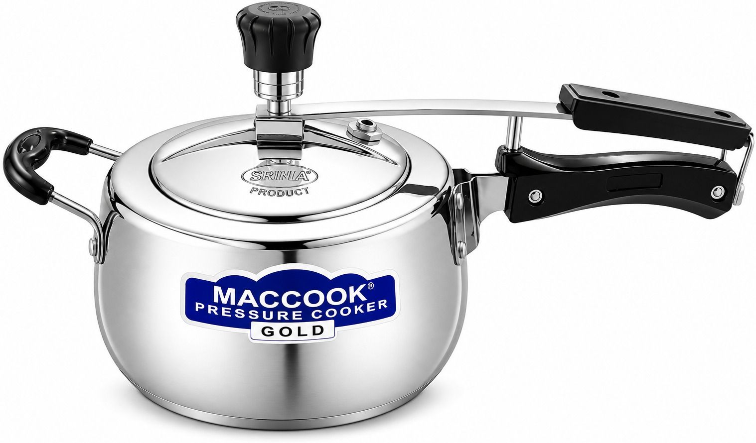 Matki Induction & Gas Compatible | Heavy Gauge Durable Cooker with Safety Valve 3 L Induction Bottom Pressure Cooker-image-37