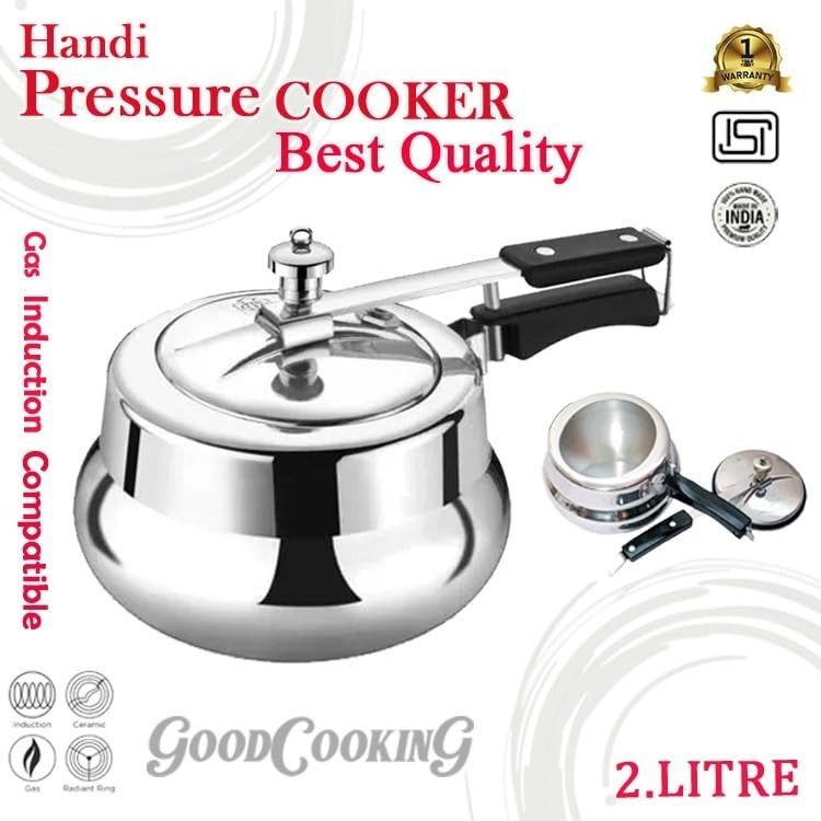 ALUMINIUM 2LTR PRESSURE COOKER 2 L Induction Bottom Pressure Cooker-image-11