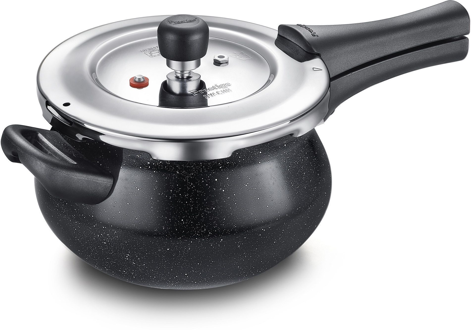 prestige Deluxe Alpha SS Granite Svachh| HTR Coating on the Body|Deep Lid & Alpha Base 4 L Induction Bottom Pressure Cooker-picture-3