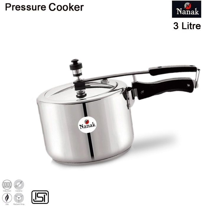 3L Heavy Duty Pressure Cooker | Anti-Bulge Base | Gas Stove Compatible 3 L Pressure Cooker-image-38