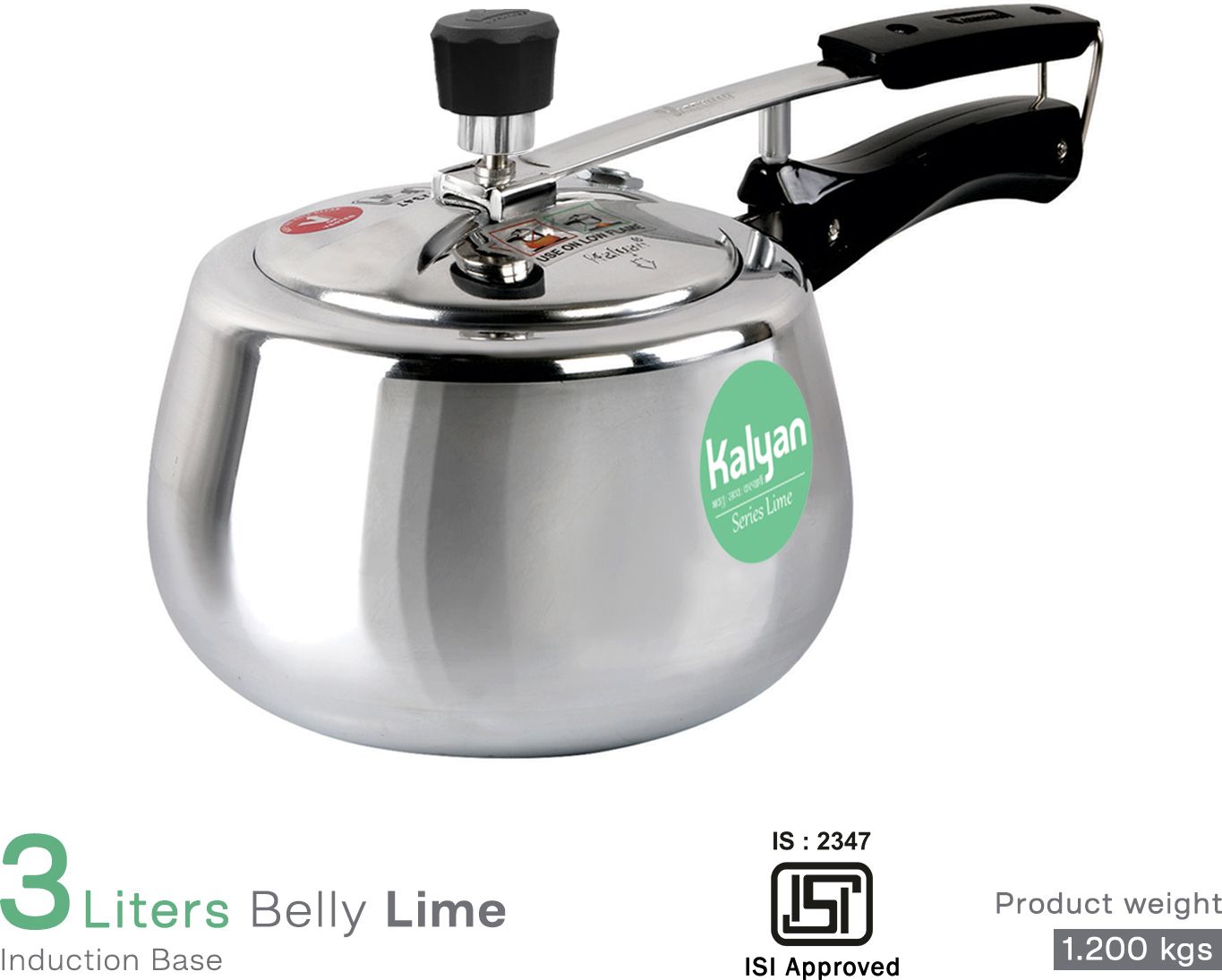 Belly 3 L Induction Bottom Pressure Cooker-image-39
