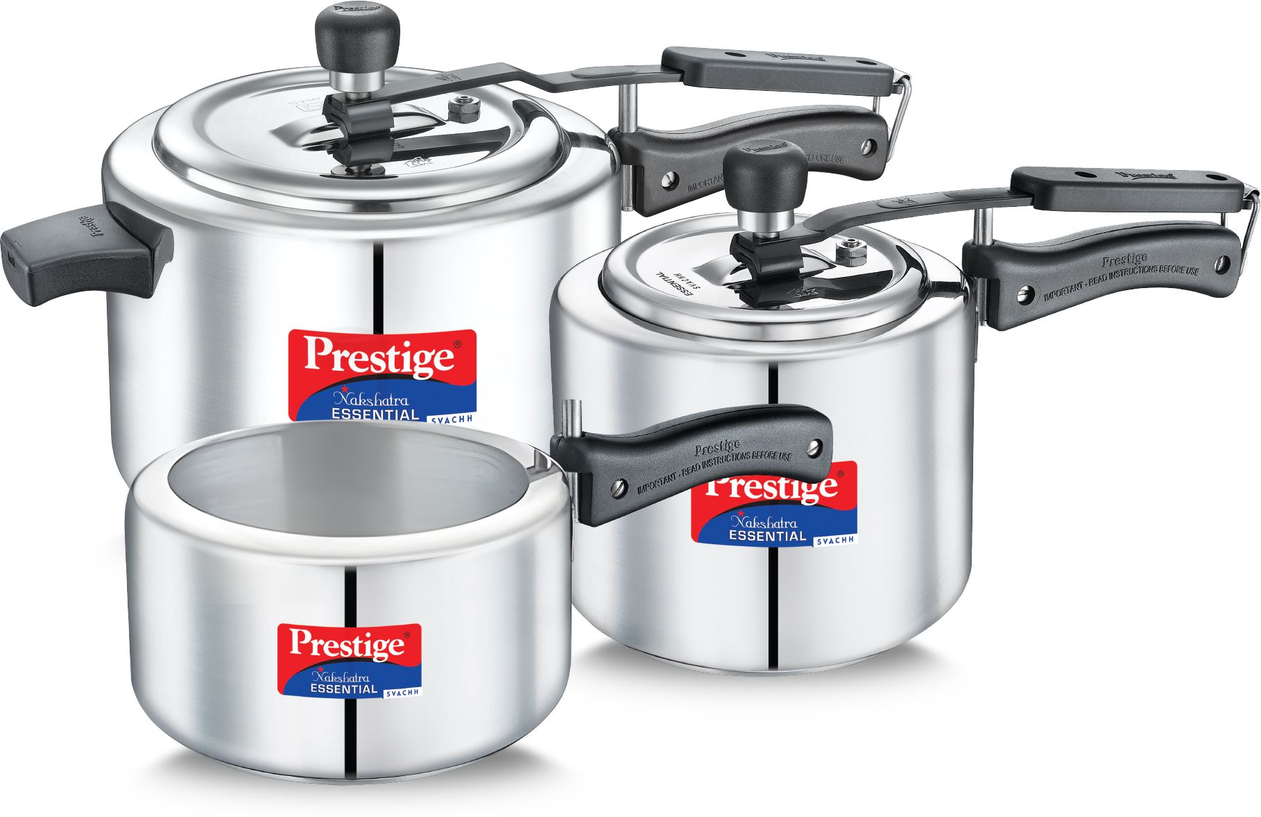 prestige Nakshatra Essential 5 L, 3 L, 2 L Induction Bottom Pressure Cooker-picture-14