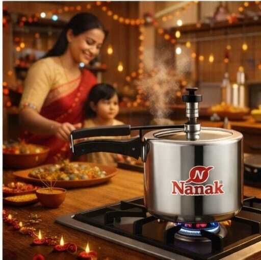 INDUCTION COMPATIBLE PRESSURE COOKER | ALUMINIUM PRESSURE COOKER 2 L Induction Bottom Pressure Cooker-image-6