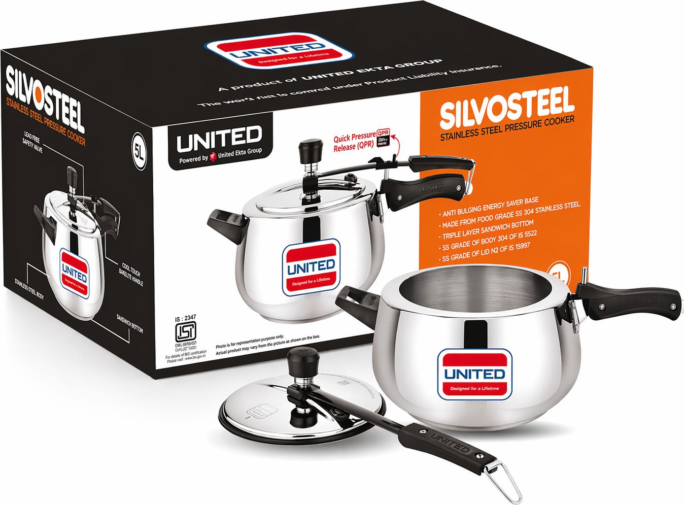 Silvosteel 5 L Induction Bottom Pressure Cooker-image-19