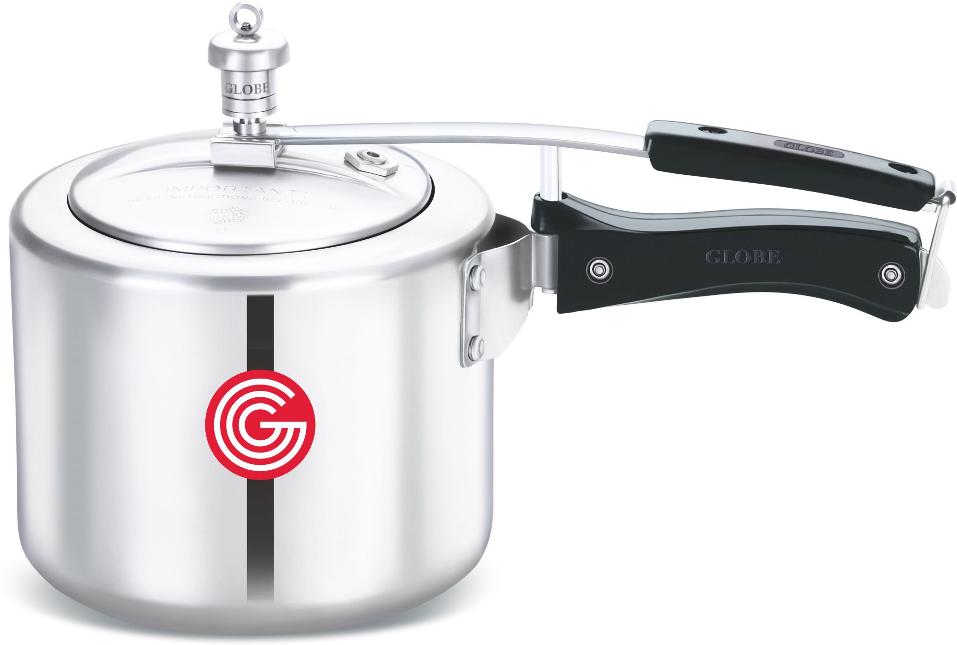globe Brio Induction Base with Inner Lid|6 Years Warranty 2 L Induction Bottom Pressure Cooker-picture-14
