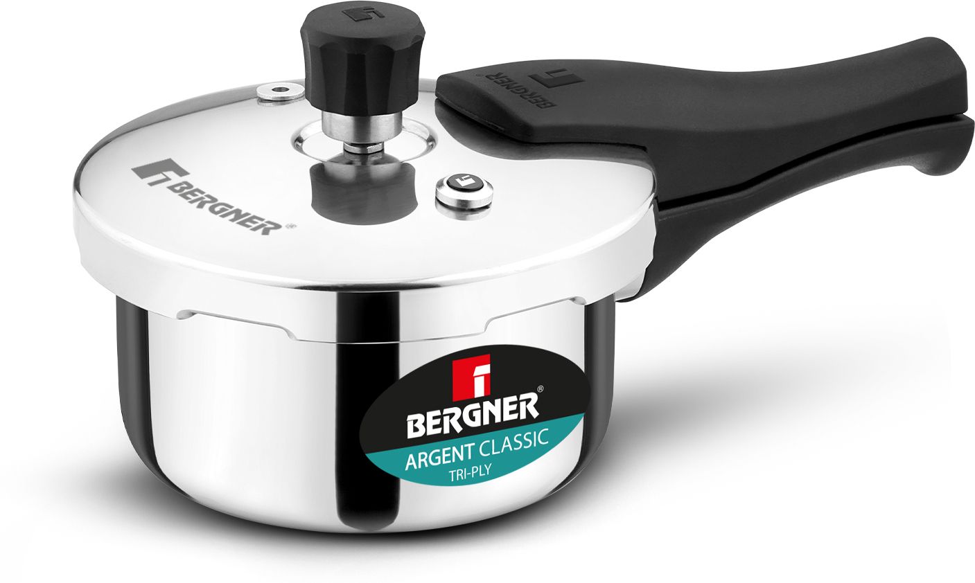 bergner Argent Classic Pressure Cooker 1L Triply | 1 L Induction Bottom Pressure Cooker-picture-23
