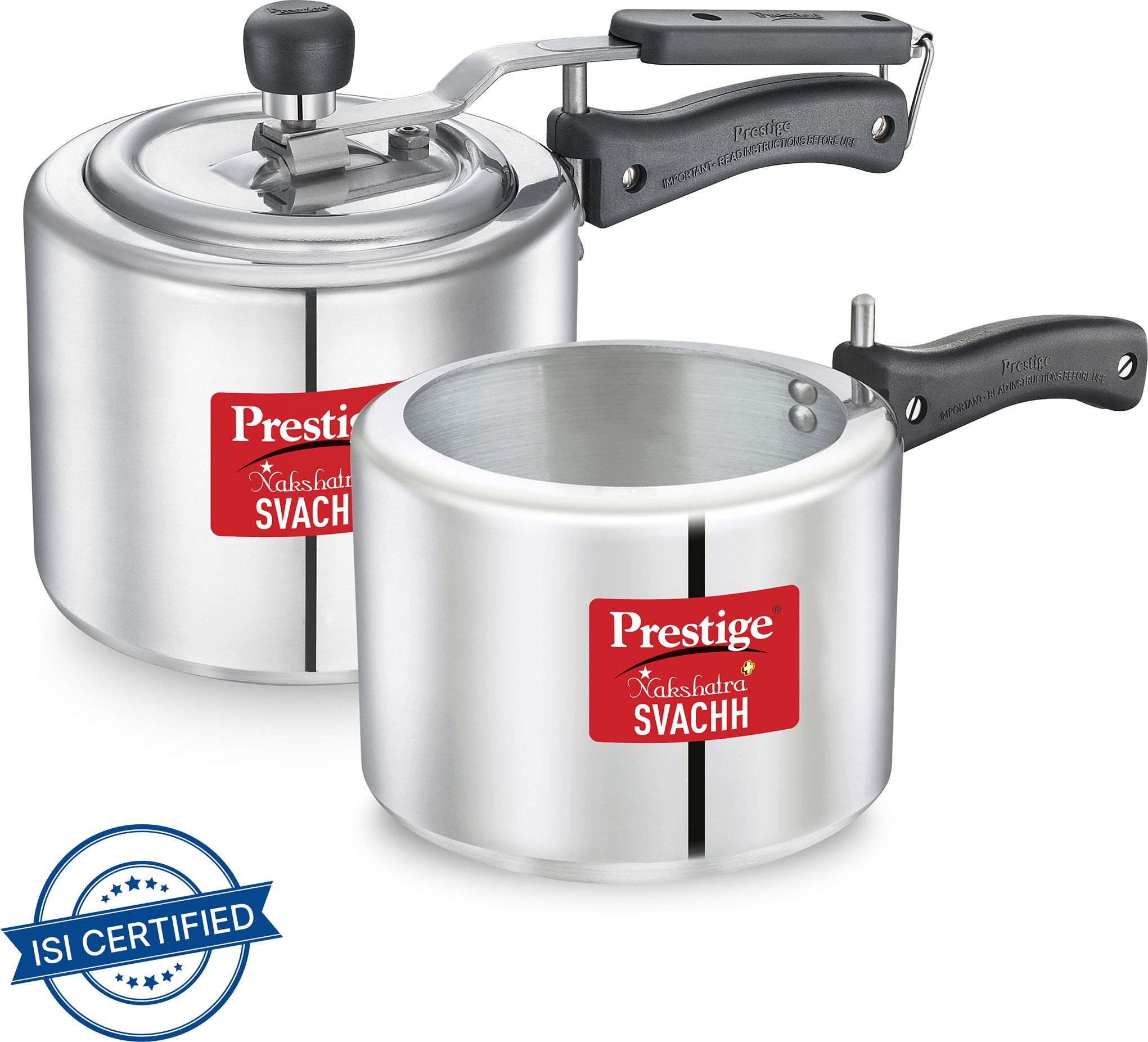 prestige Svachh Nakshatra Plus 3 L, 2 L Induction Bottom Pressure Cooker-picture-27