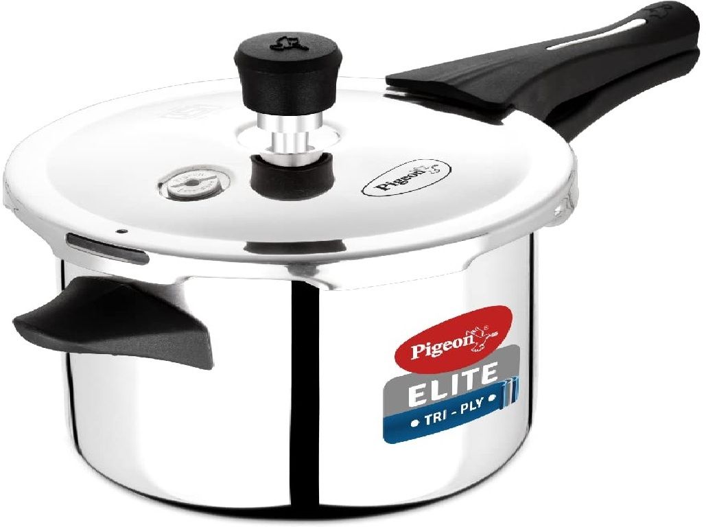 Elite Shine Tri-Ply Junior Pan 3.5 L Induction Bottom Pressure Cooker-image-28