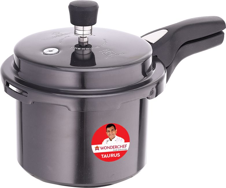 wonderchef Taurus Hard Anodized Outer Lid 3 L Induction Bottom Pressure Cooker-picture-22