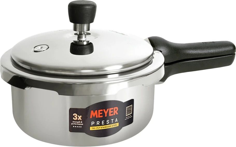 meyer Presta Triply Stainless Steel Pressure Cooker 2 L Induction Bottom Pressure Cooker-picture-37