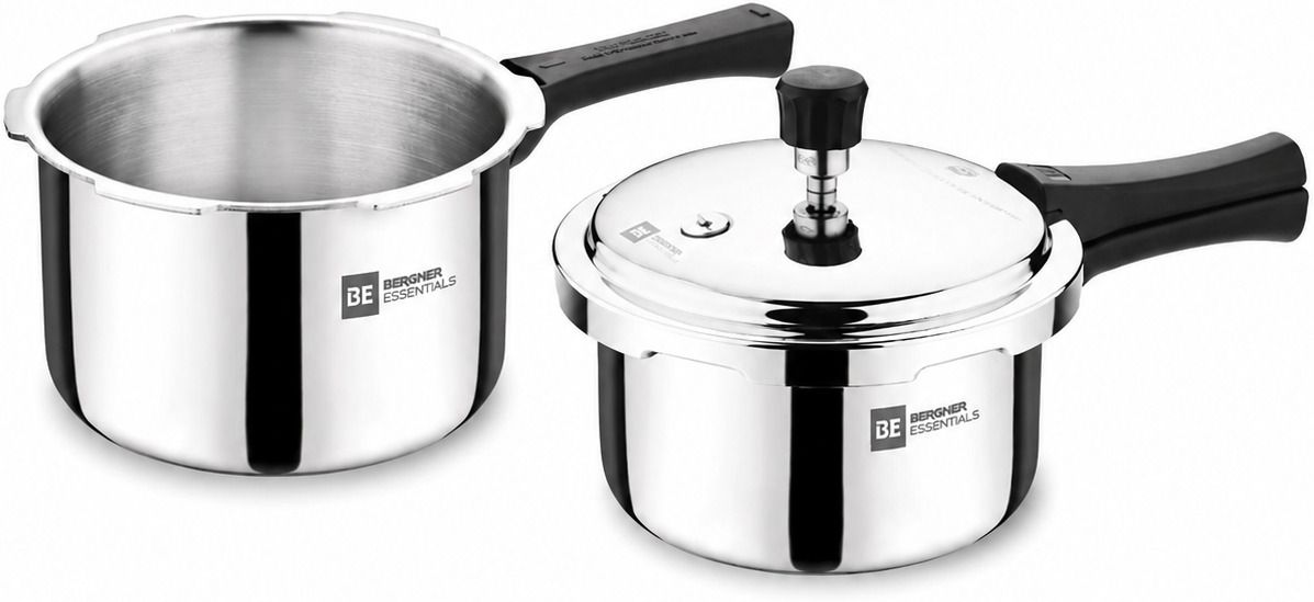 bergner BE Essentials Triply Pressure Cooker Combo of 2 L, 3 L Induction Bottom Pressure Cooker-picture-37