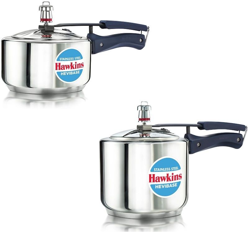 hawkins Pressure Cooker SS Heavi Base 2L(HSI20), 3L(HSI3T) 2 L, 3 L Induction Bottom Pressure Cooker-picture-31