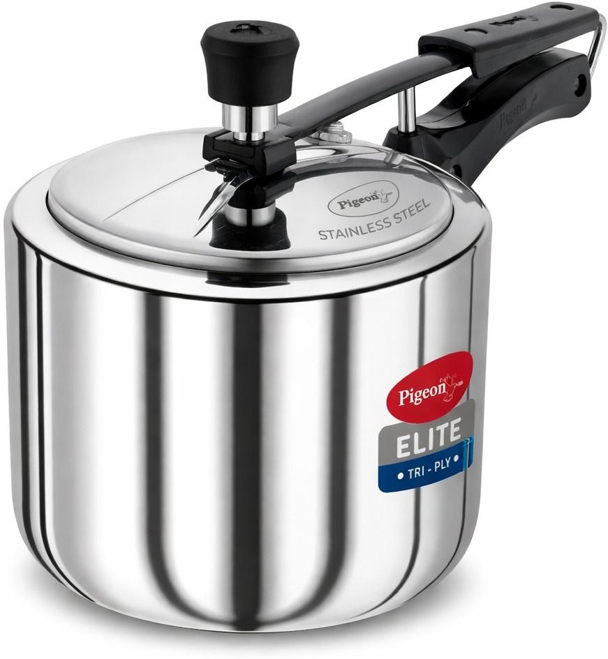 pigeon Triply Stainless Steel 19004590 3 L Induction Bottom Pressure Cooker-picture-37