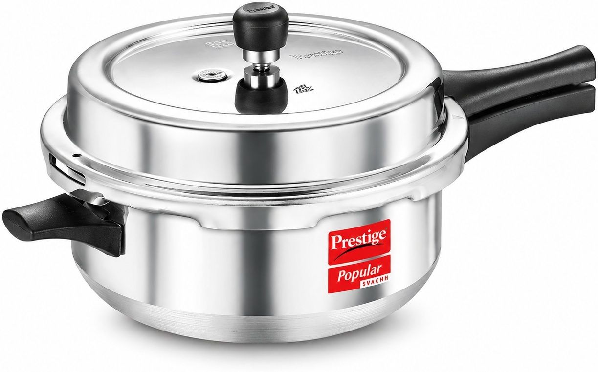 prestige Popular Svachh Senior Deep Pan| Controls Spillage|Metallic Safety Plug 6 L Pressure Cooker-picture-14