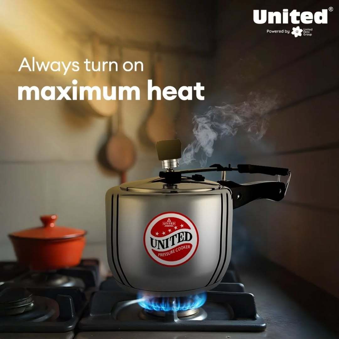 United 5 Litre Pressure Cooker with 5 year Warranty 5 L Pressure Cooker-image-23
