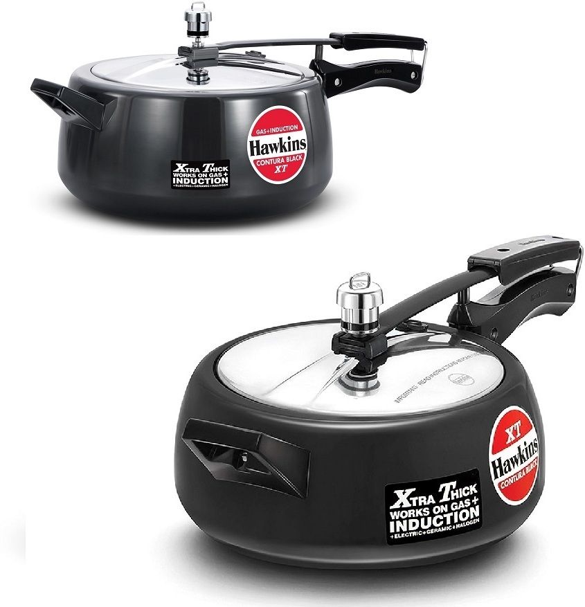 hawkins Induction Base Pressure Cooker HA Contura Black 3.5L(CXT35),6.5L(CXT65), 3.5 L, 6.5 L Induction Bottom Pressure Cooker-picture-10