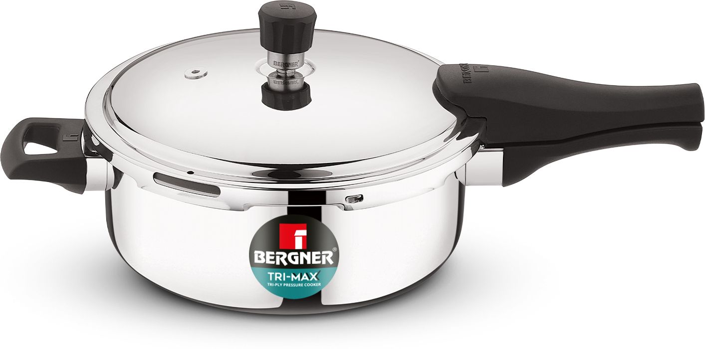Trimax Triply Stainless Steel Junior 3 L Induction Bottom Pressure Pan-image-11
