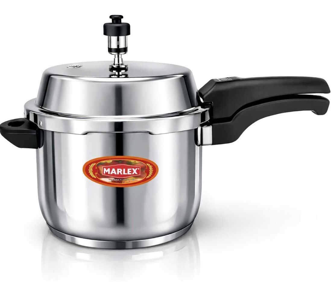 marlex Romantica Sandwich Bottom Stainless Steel Pressure Cooker 5 L Induction Bottom Pressure Cooker-picture-19