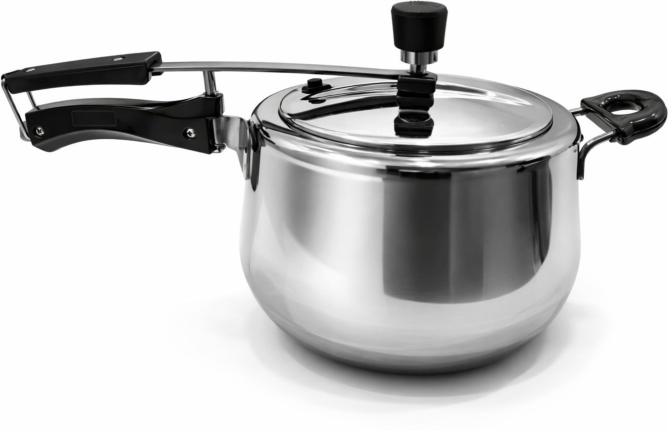 indichef Contura Pressure Cooker,Heavy-Duty, Induction & Gas Stove Compatible 5Y Warranty 2 L Induction Bottom Pressure Cooker-picture-38