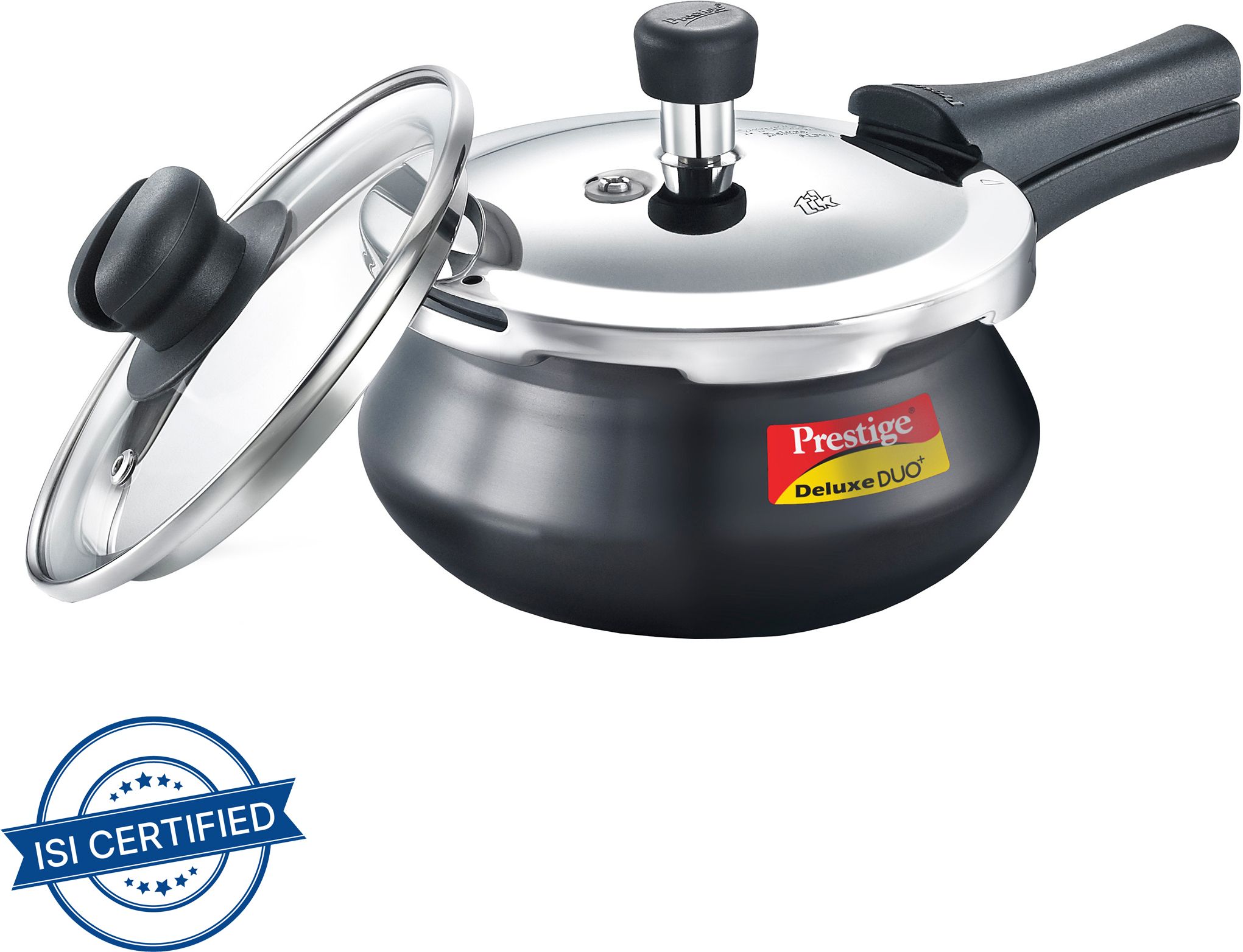 prestige Deluxe Duo Plus 2 L Induction Bottom Pressure Cooker-picture-10