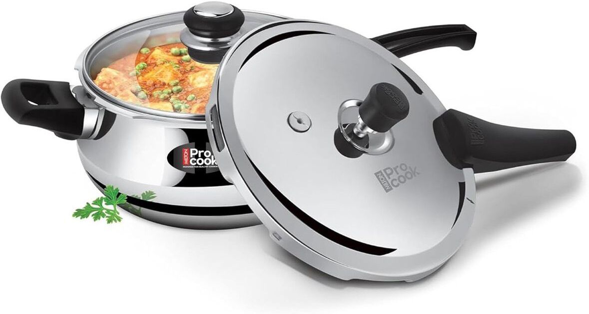 Pro Cook Triply Stainless Steel 2.5 Litre Induction bottom Pressure Cooker 2.5 L Induction Bottom Pressure Cooker-image-20