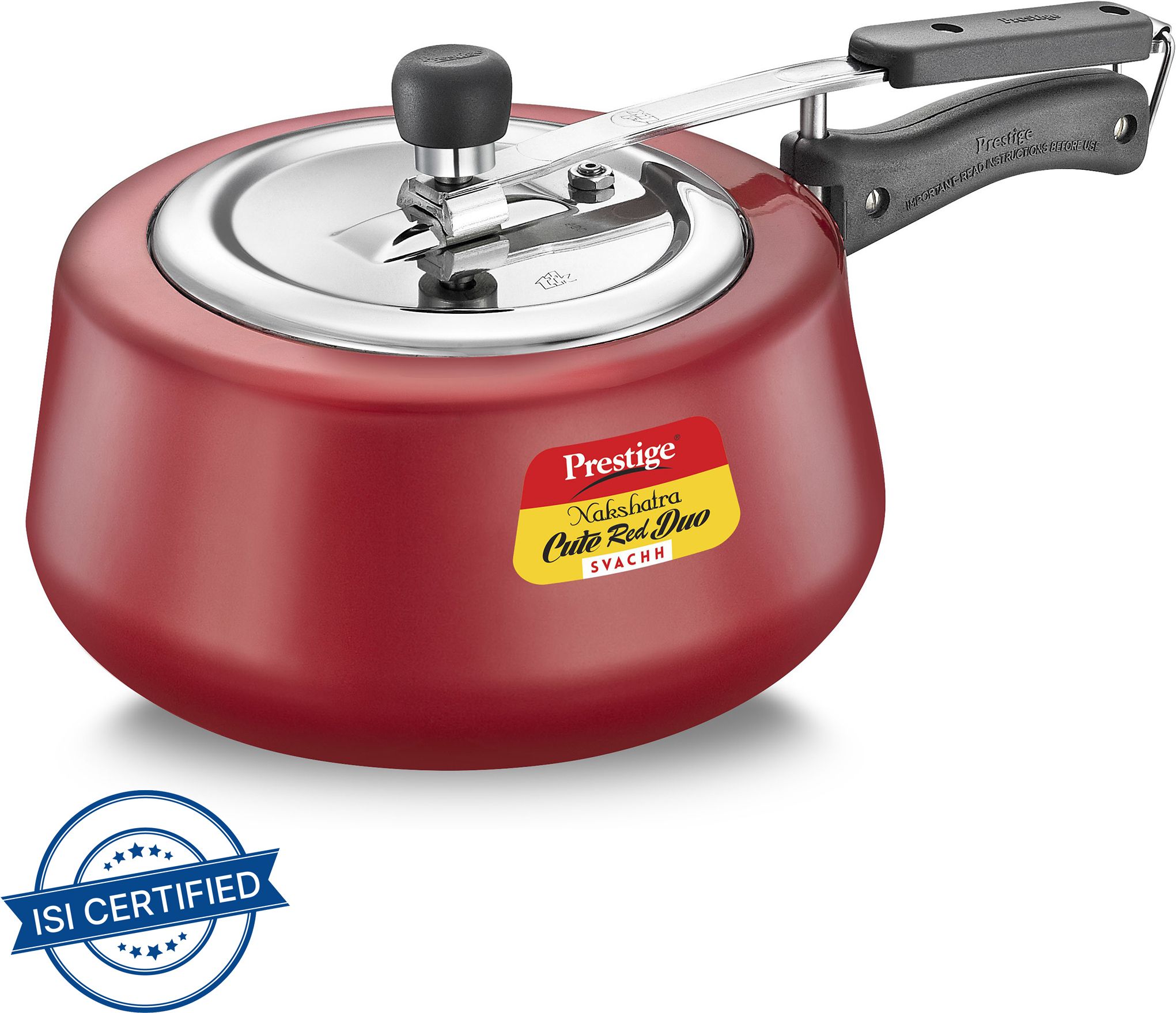 prestige Nakshatra Svachh Cute Red Duo 3 L Induction Bottom Pressure Cooker-picture-23