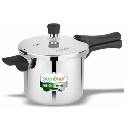 greenchef Fusion Triply Pressure Cooker 5 L Induction Bottom Pressure Cooker-picture-4